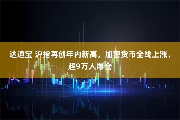 达道宝 沪指再创年内新高，加密货币全线上涨，超9万人爆仓
